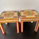 Pair of bedside or end table side tables