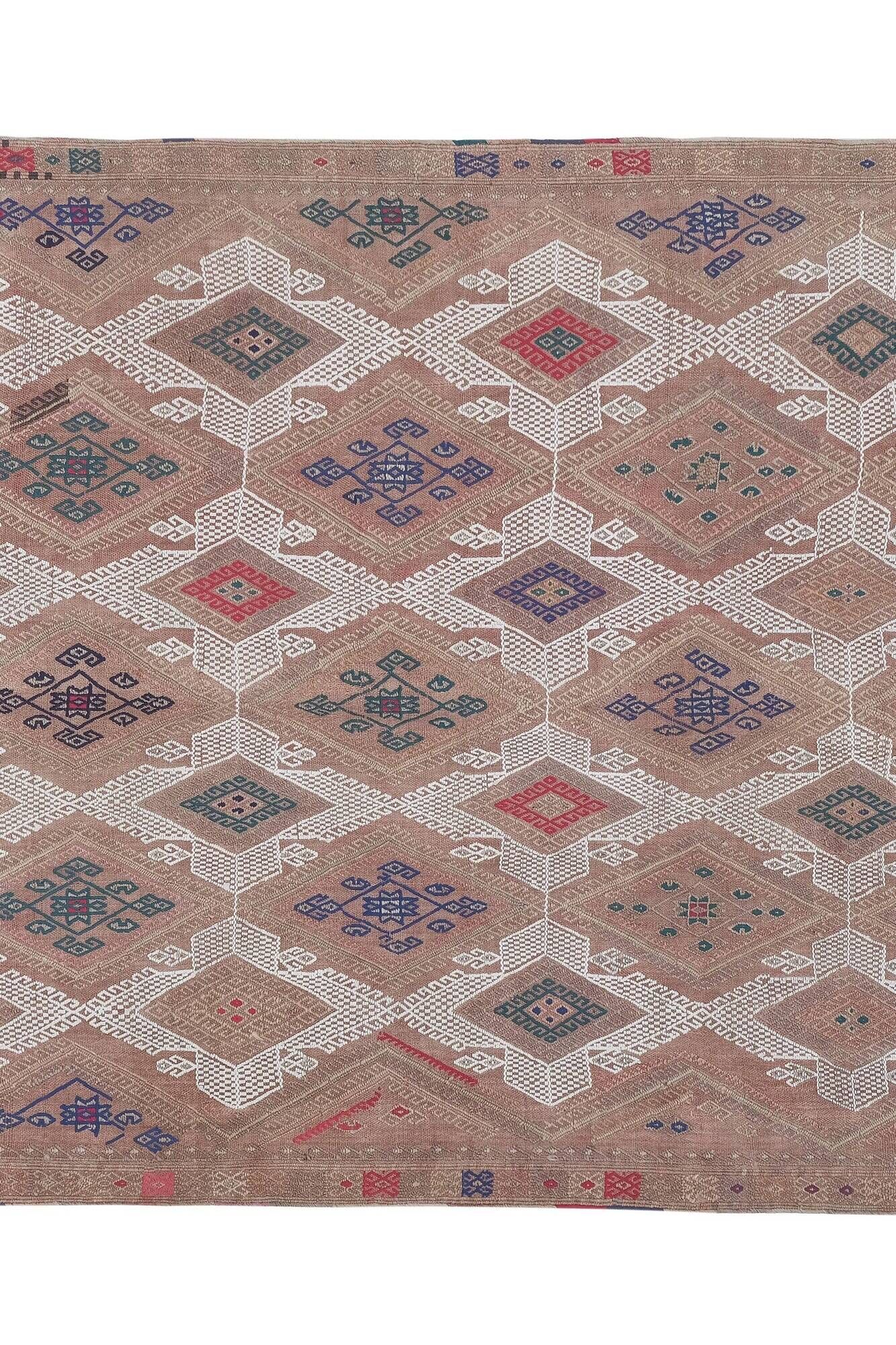 Tapis Kilim turc vintage tissé main