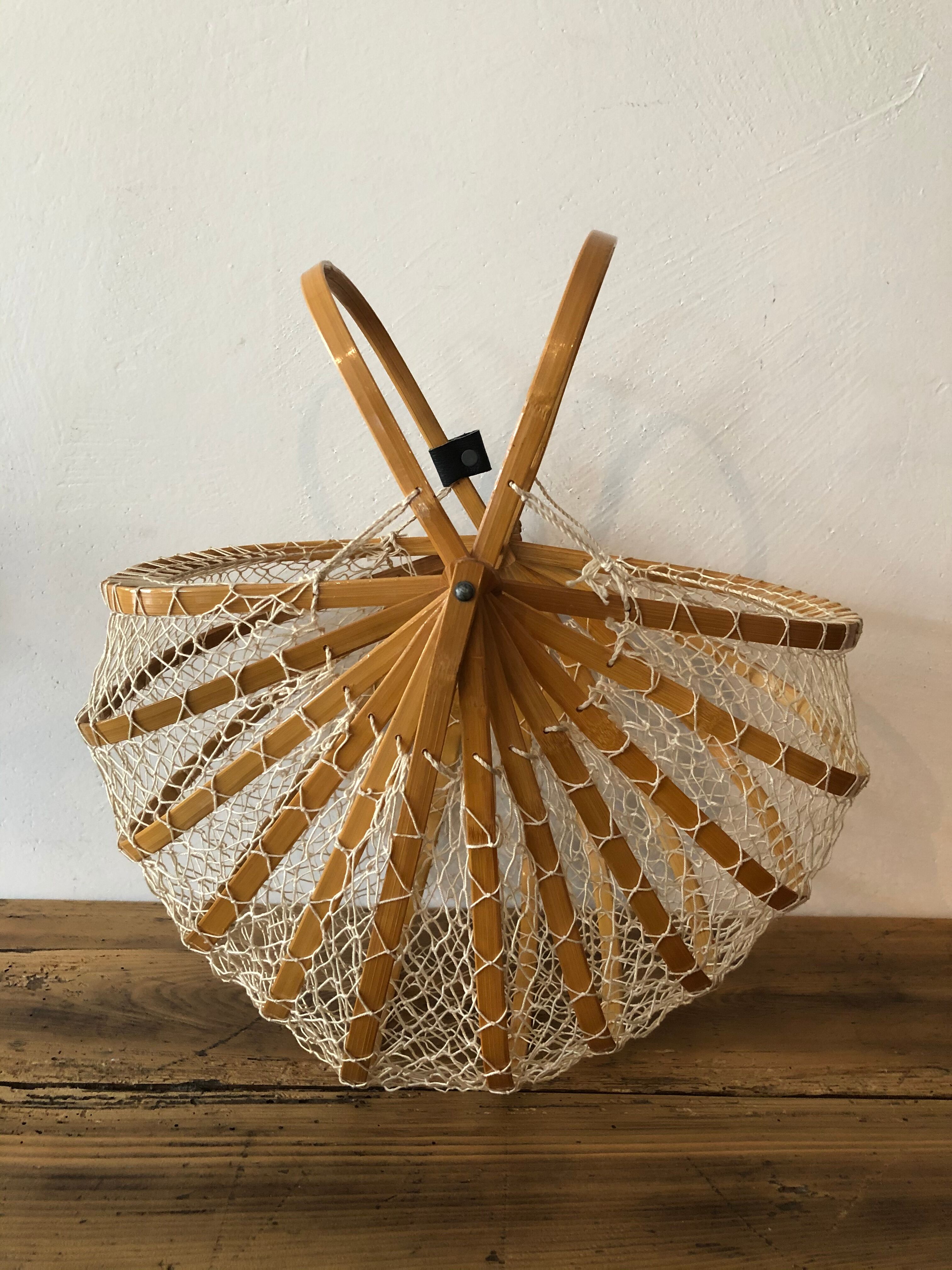 Vintage folding basket