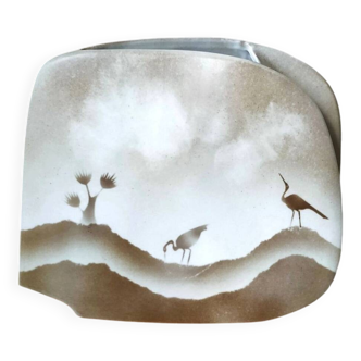 Vase en porcelaine de Virebent
