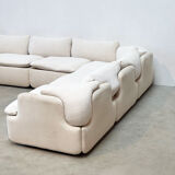 Confidential sofa by Alberto Rosselli for Saporiti
