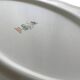Plat de service ovale en faïence de Gien « oiseaux de paradis »