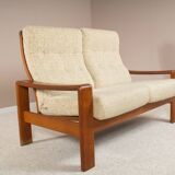 2-seater teak sofa, emc møbler denmark