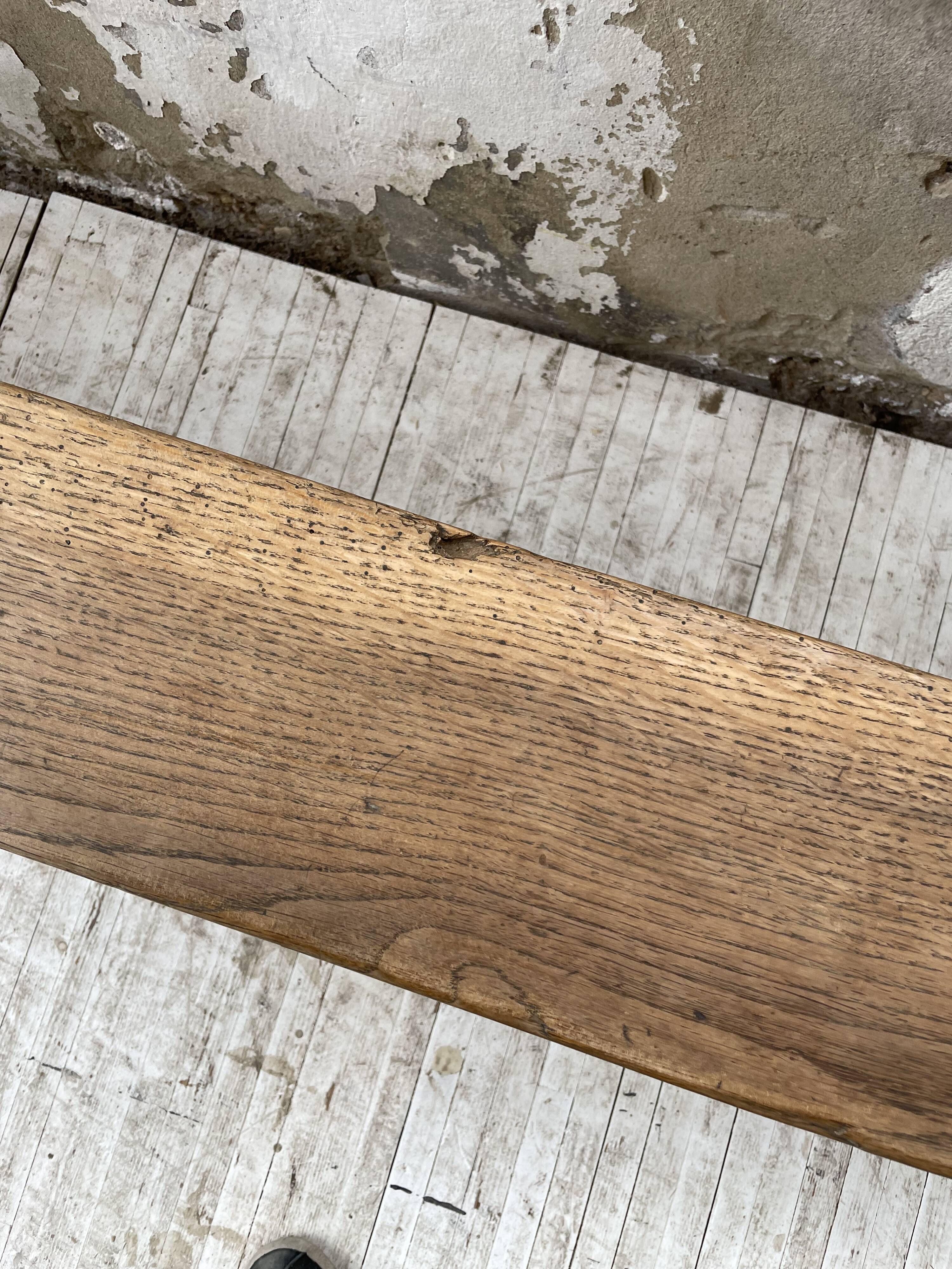 Oak farm bench 195 cm