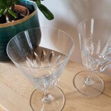 Set of 2 Baccarat Côte d'Azur wine glasses