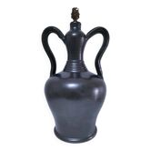 haut pied de lampe céramique lunetta vallauris h.47 cm