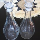 2 Fidenza glass carafes