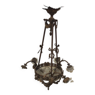 Napoleon III balloon type chandelier