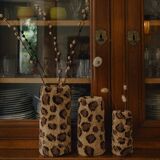 Large Leopard Vase