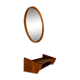 Mirror and console Scandinavian design 1950