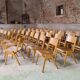 ✨ Set of 50 French modernist stackable chairs – Vintage 1960s