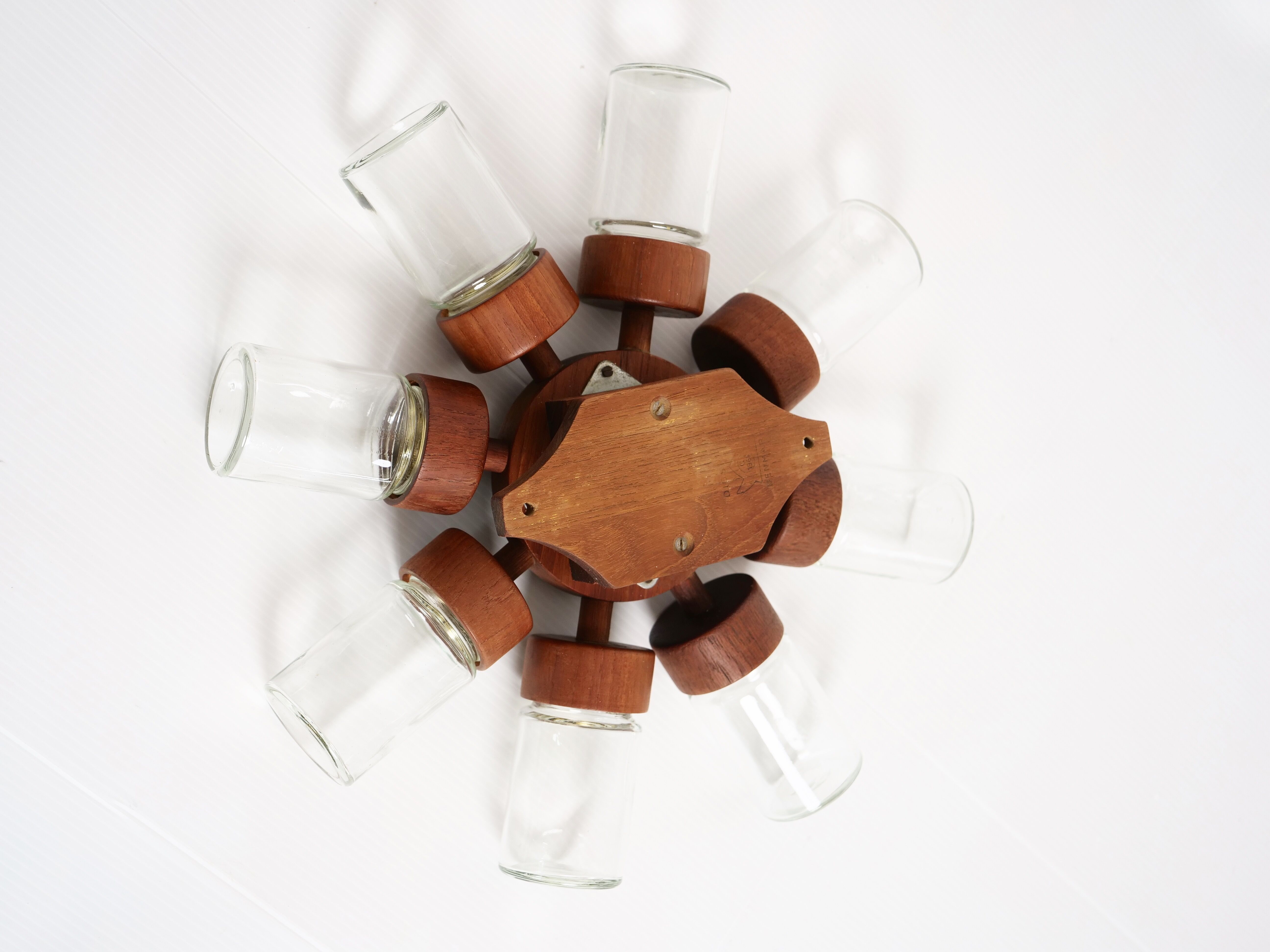 Scandinavian teak spice wheel Digsmed