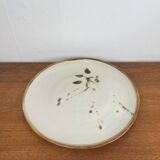Round dish / Cake dish "La Colombe", 1950/60, Madeleine Brault