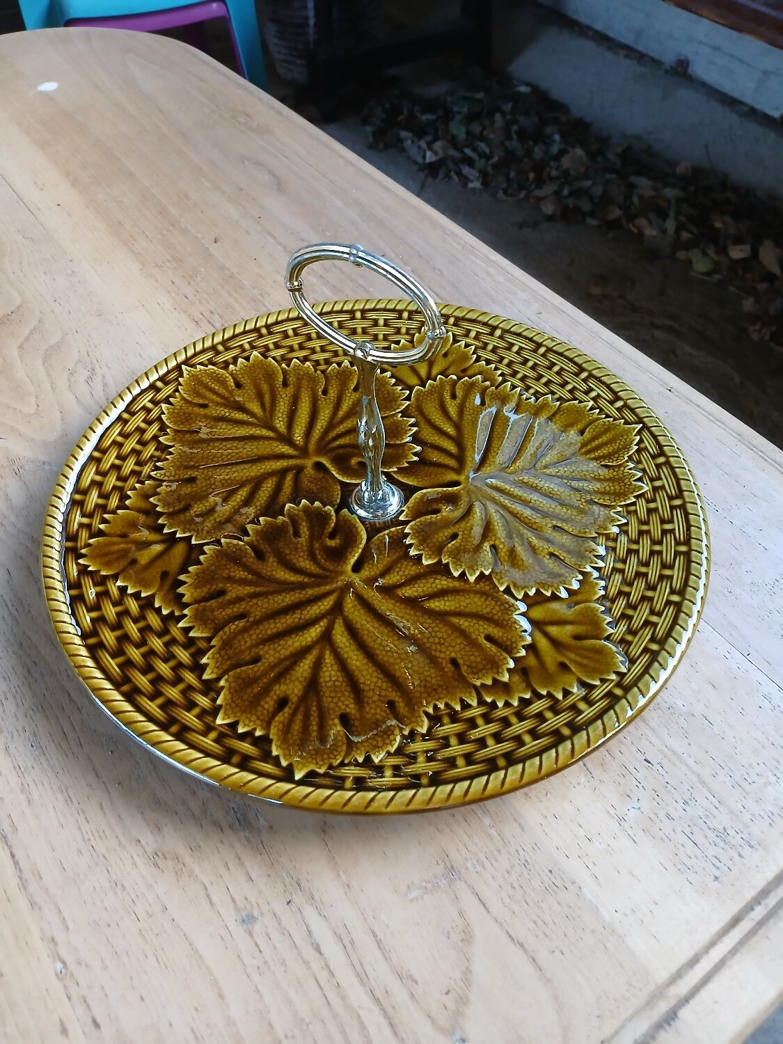 Antique cheese dish Gien