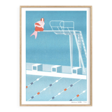 The Little Mermaid, A4 Risograph, Limited Edition