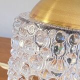 Lampe suspension baladeuse petit verre ancien transparent