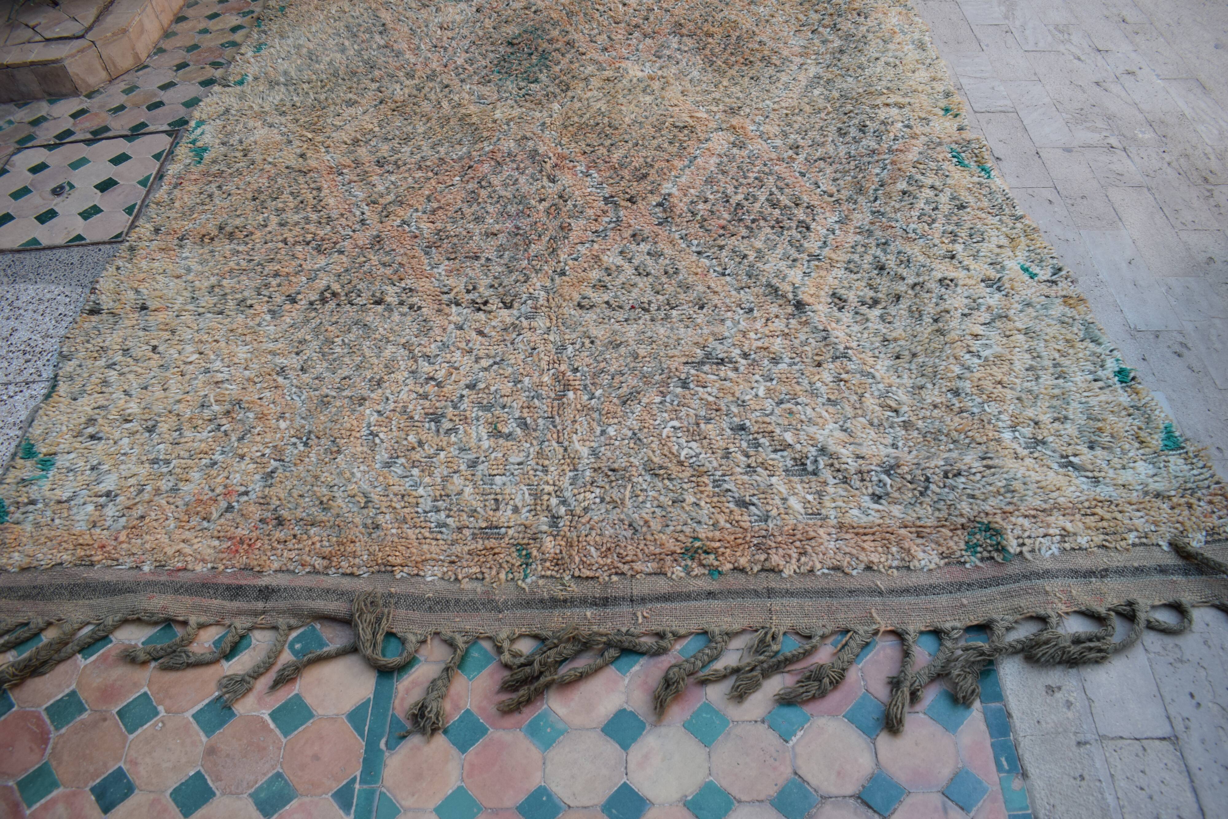 Vintage Moroccan Berber rug