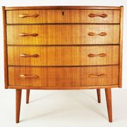 Tekowa komoda Mid century, Sykklven, proj. Brodrene Blindheim, Norway, lata 60.