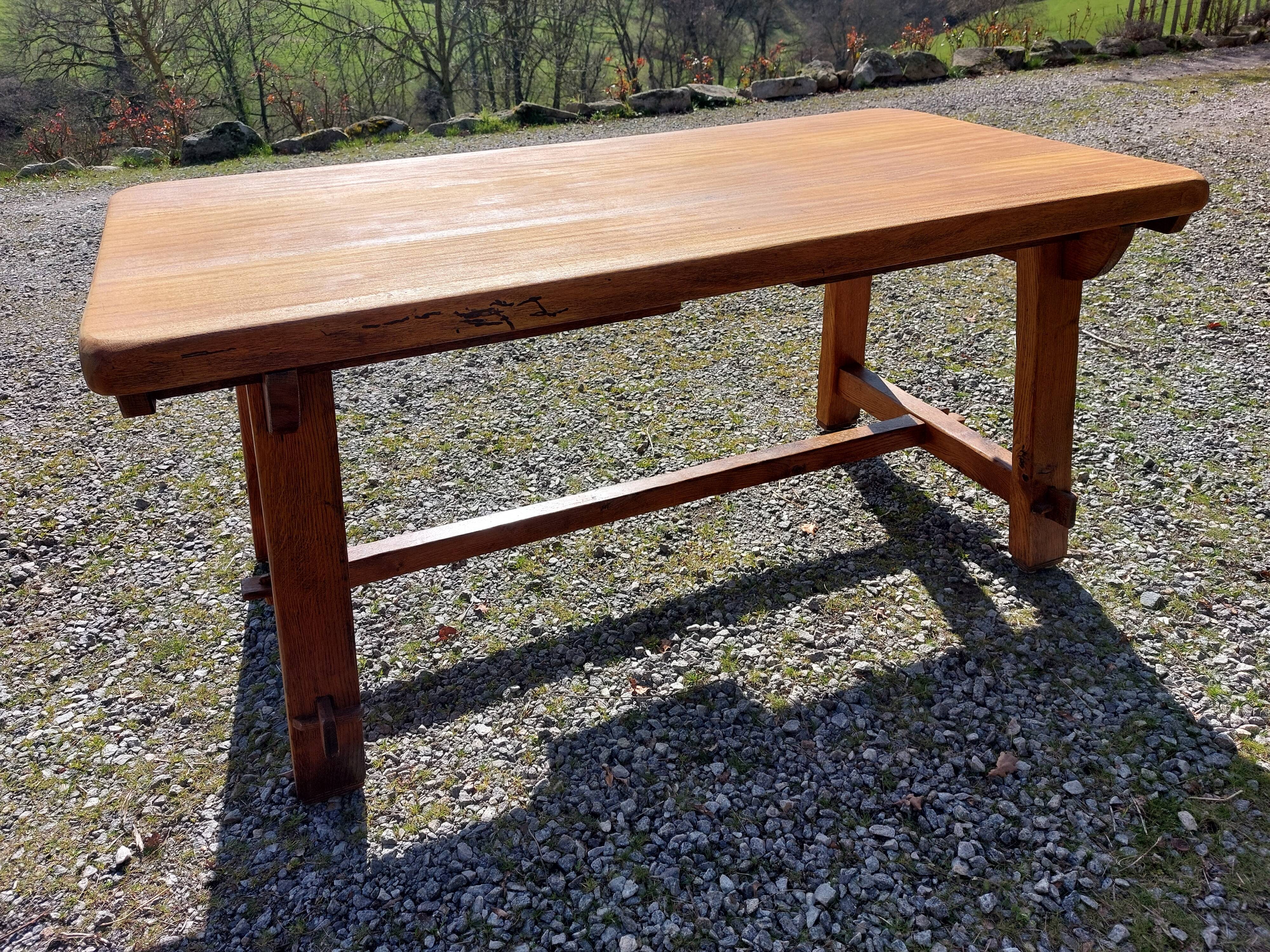 farm table with extensions, solid wood