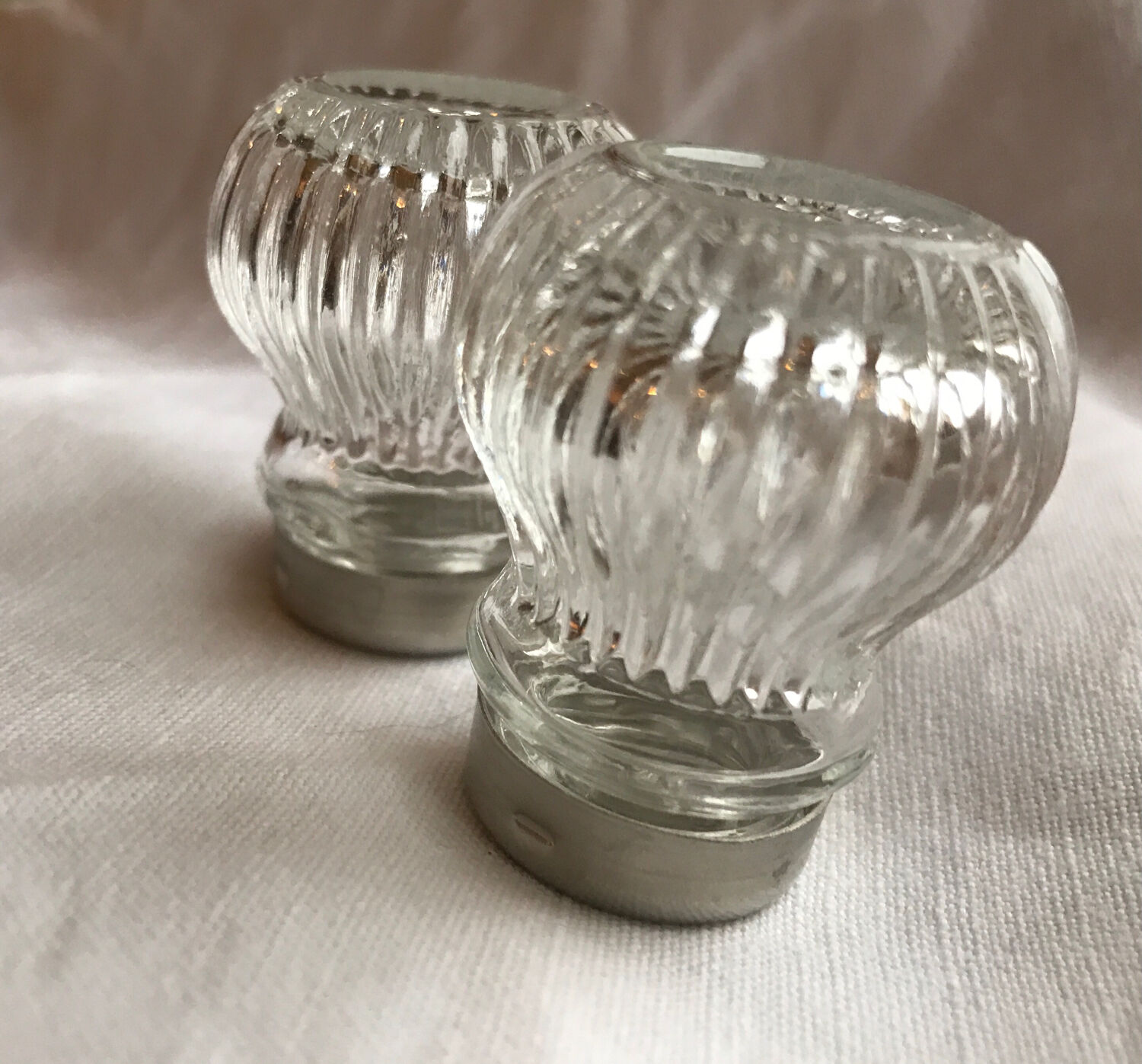 New vintage salt shaker and pepper shaker