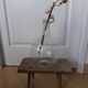 Tabouret bas en bois massif