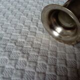 Silver-plated metal neck round carafe Saint Hilaire