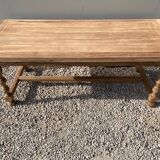 Extendable stripped farmhouse table 300 cm