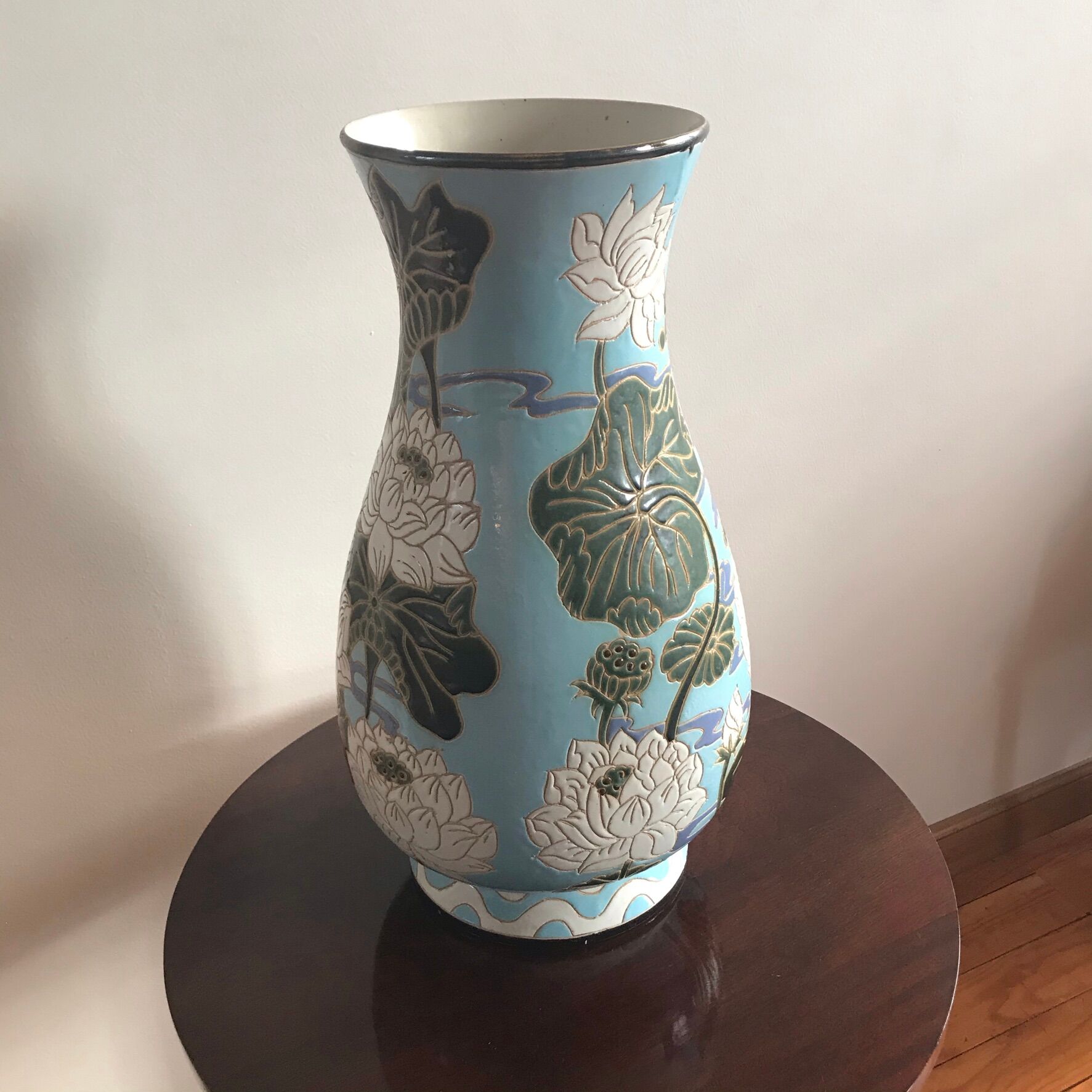 Large Art Deco-style vase - height 50 cm