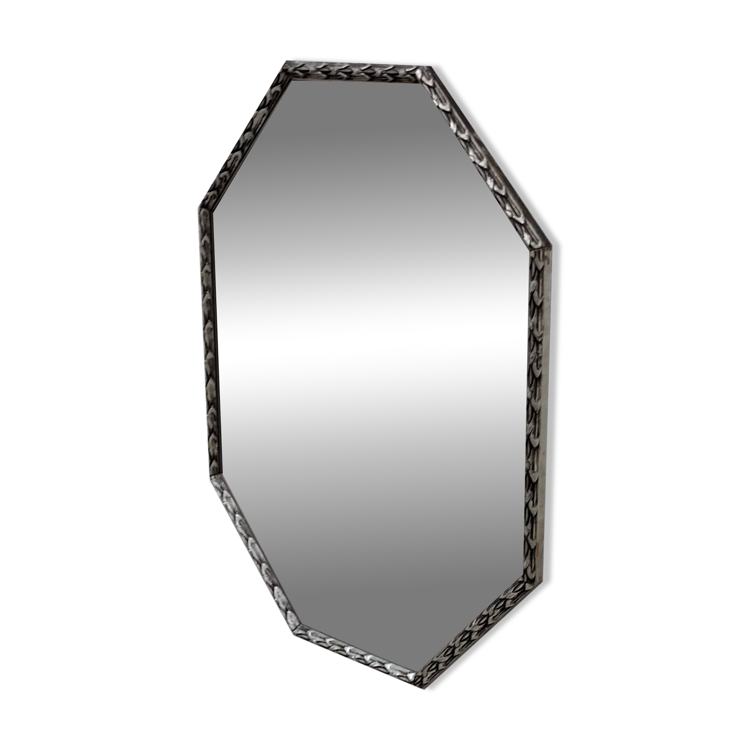 Vintage octagonal mirror