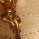Shelf , Wall console gilded cherub