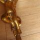 Shelf , Wall console gilded cherub