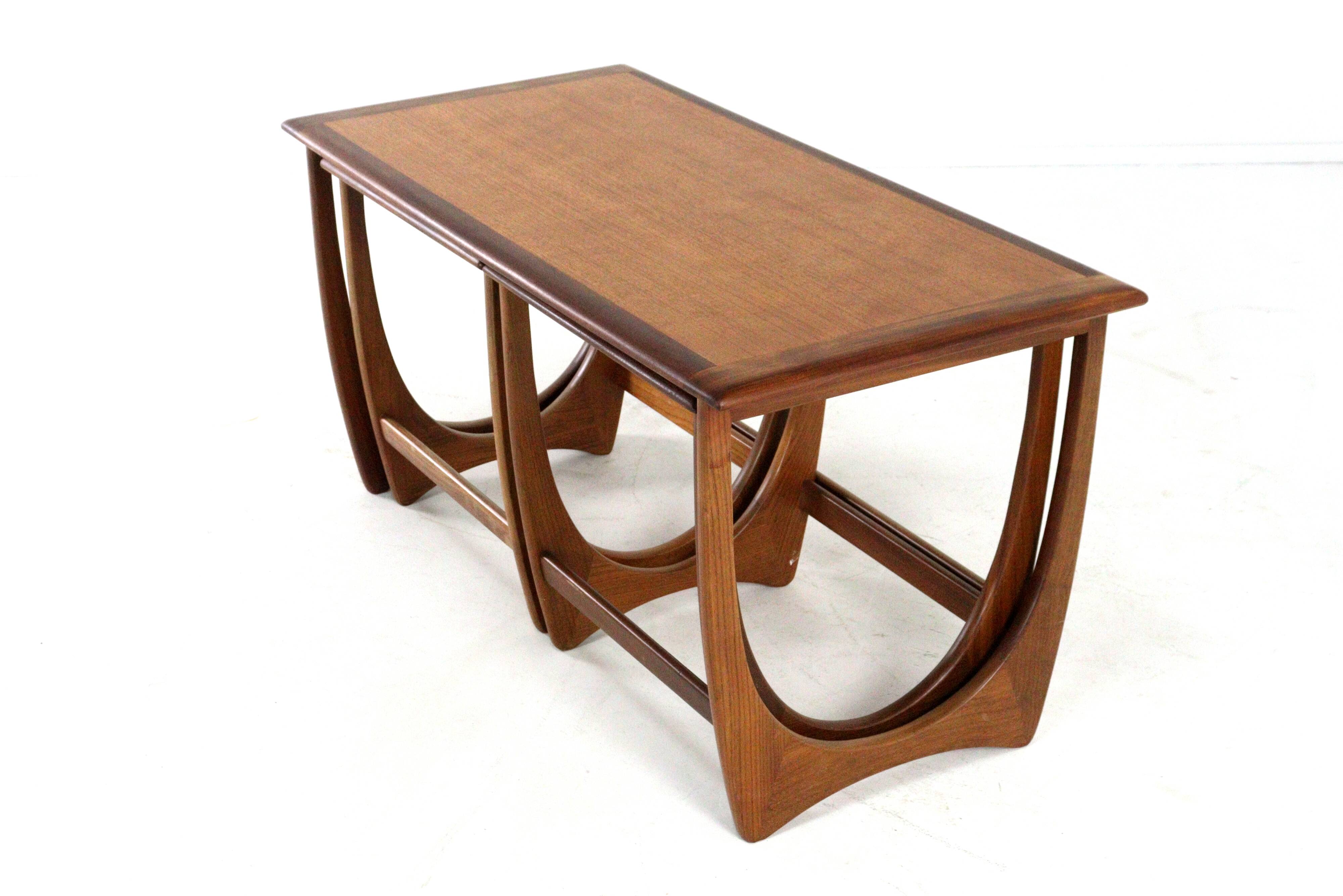 G-Plan coffee table with nesting tables - mid century modern