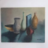 Nature morte à l'huile