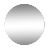 Large old round mirror 57cm