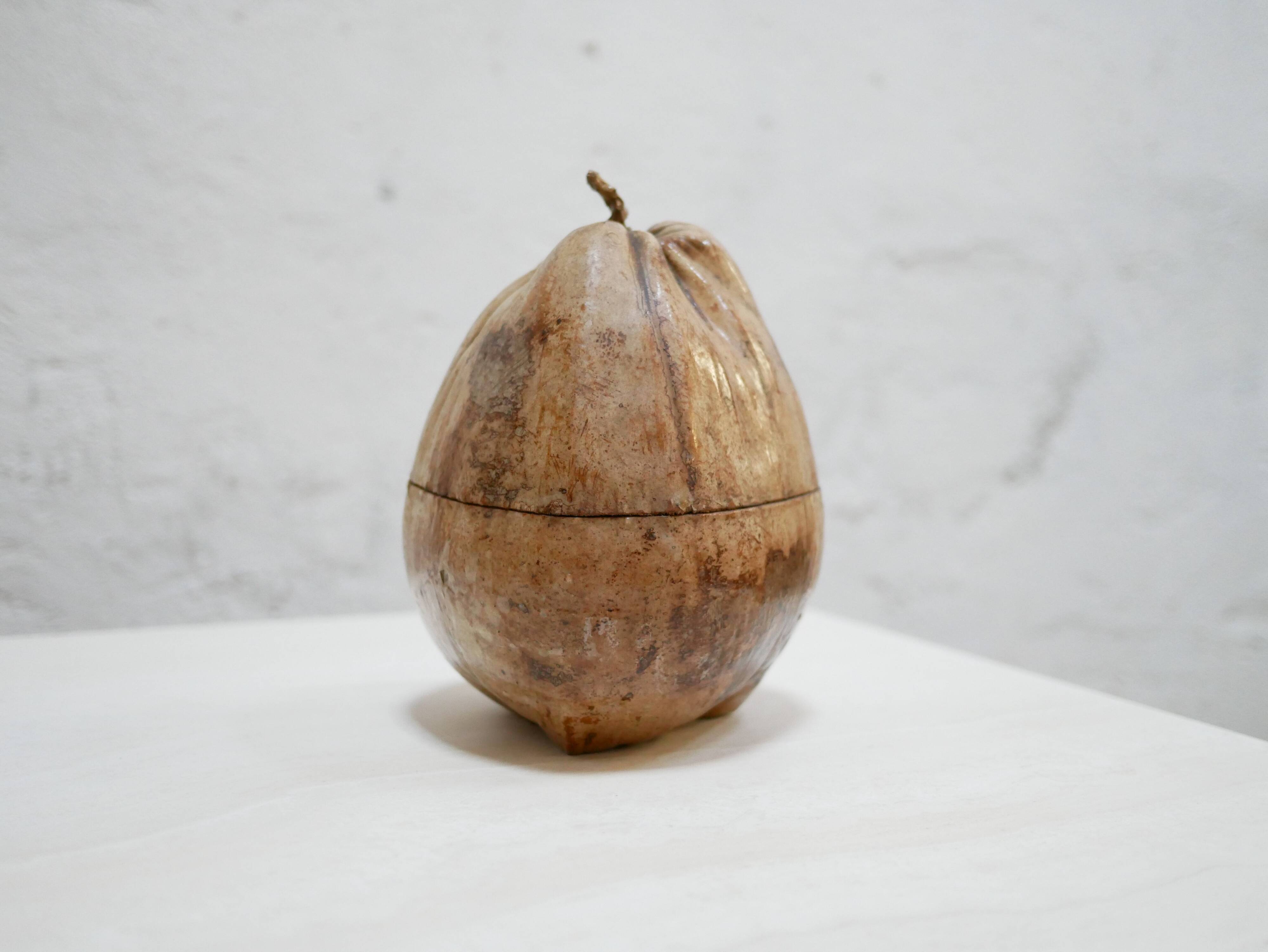 Vintage Coconut Ice Bucket