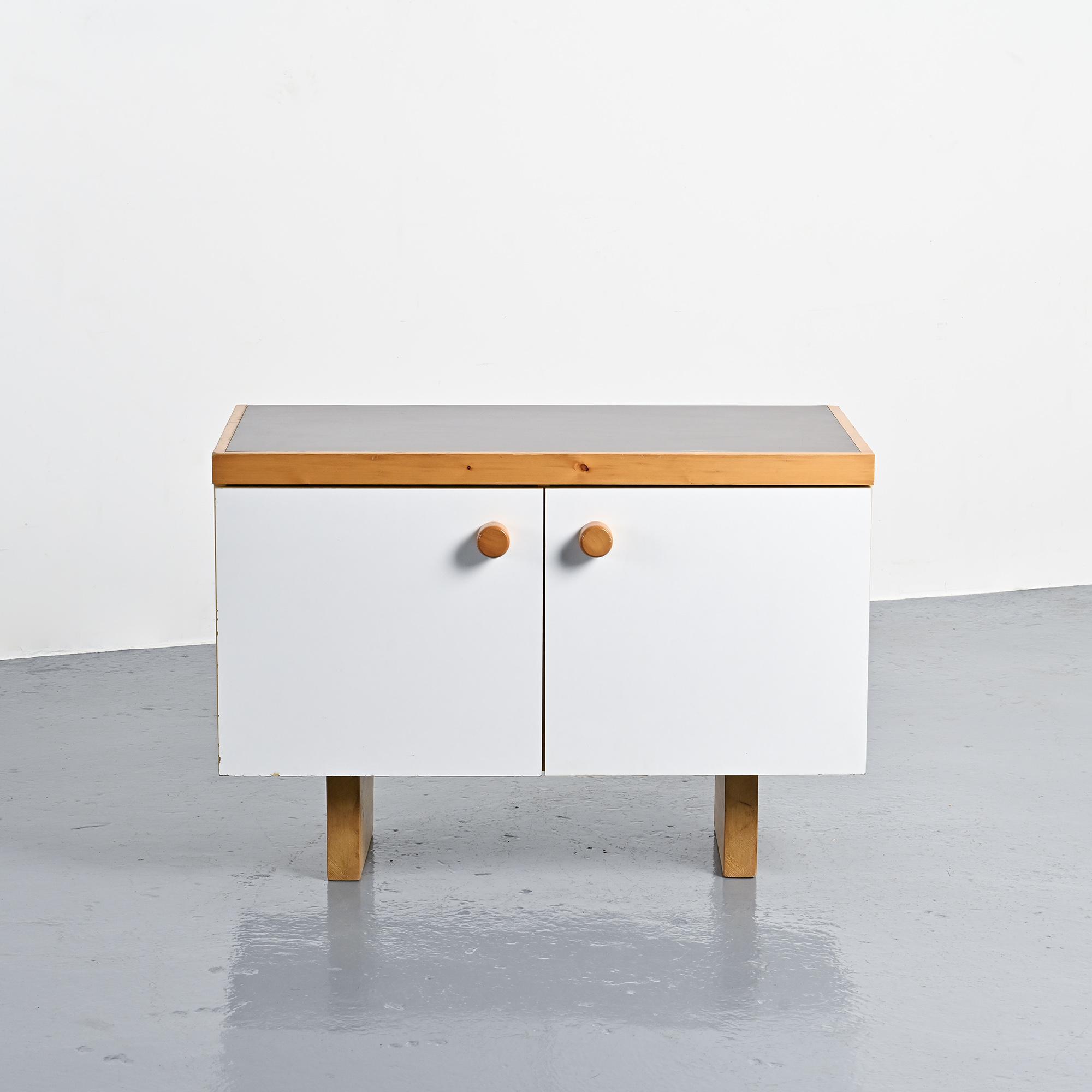 Very two doors Les Arcs by Charlotte Perriand, circa 1973