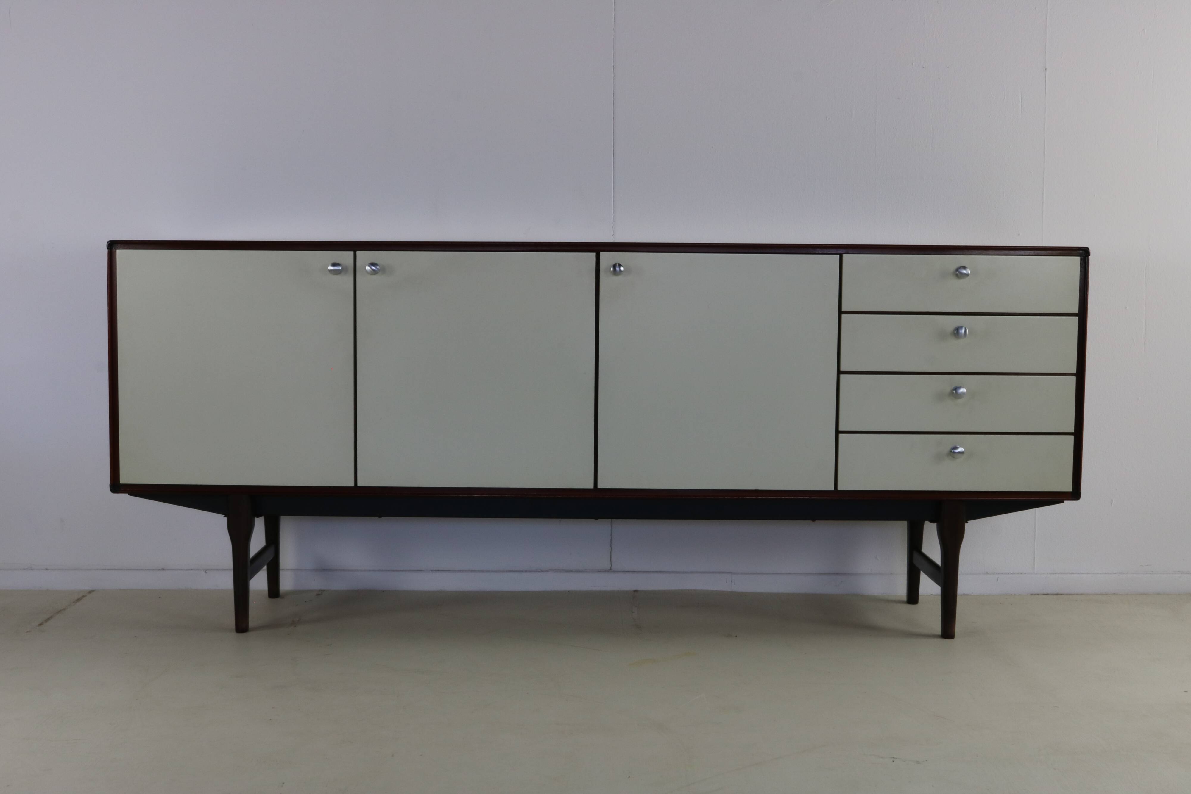 Sixties design rosewood sideboard for Fristho Franeker
