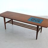 Vintage teak coffee table by wébé, van teeffelen