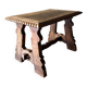 Brutalist oak coffee table 1940-50