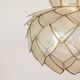 Pair of Lotus mother-of-pearl pendant lights