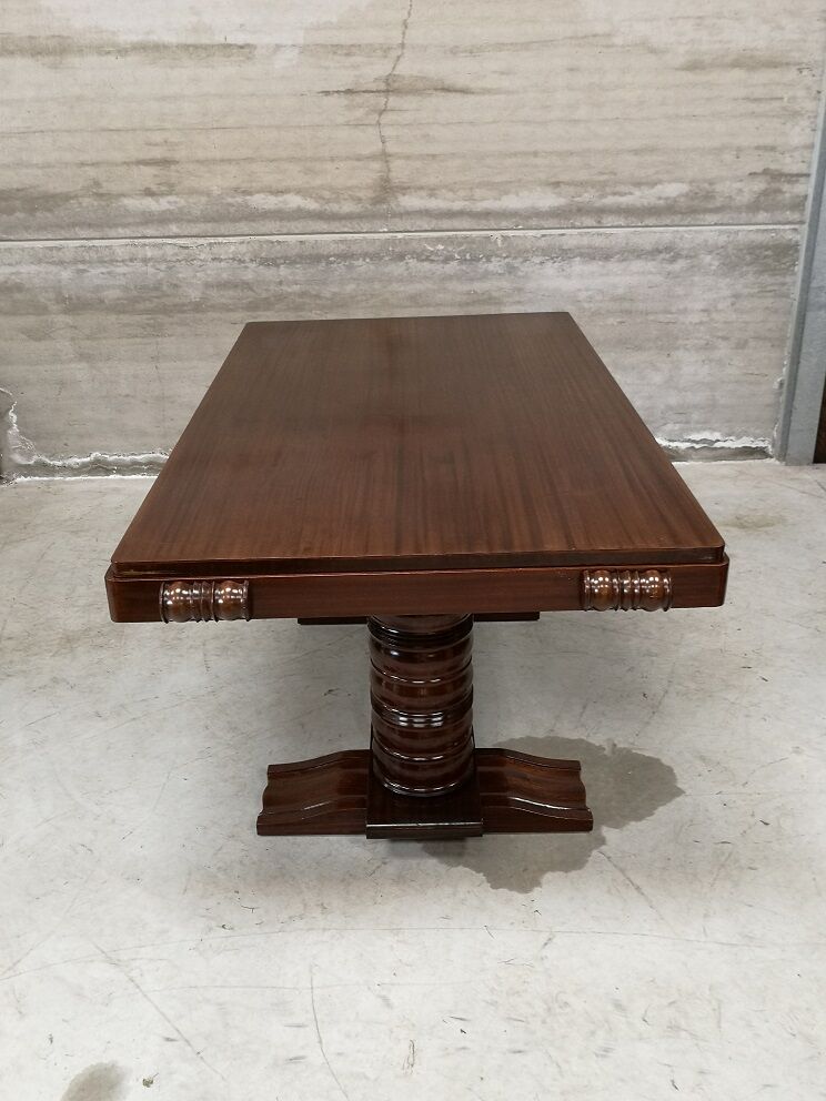 Mahogany desk by Gaston Poisson 1930 1940
