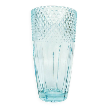 Vase Art Déco, verre cristal alexandrite, Moser, Tchécoslovaquie, années 1930