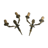 Pair of bronze sconces Empire