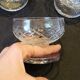 6 St Saint Louis champagne glasses Florian model in cut crystal 539