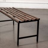 Italian slatted bench
