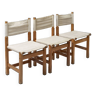 Ensemble de 3 rares chaises à repas "Kotka" de Tomas Jelinek pour Ikea, années 1980