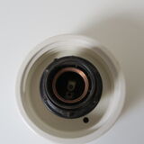 Pair of glass ceiling lamp