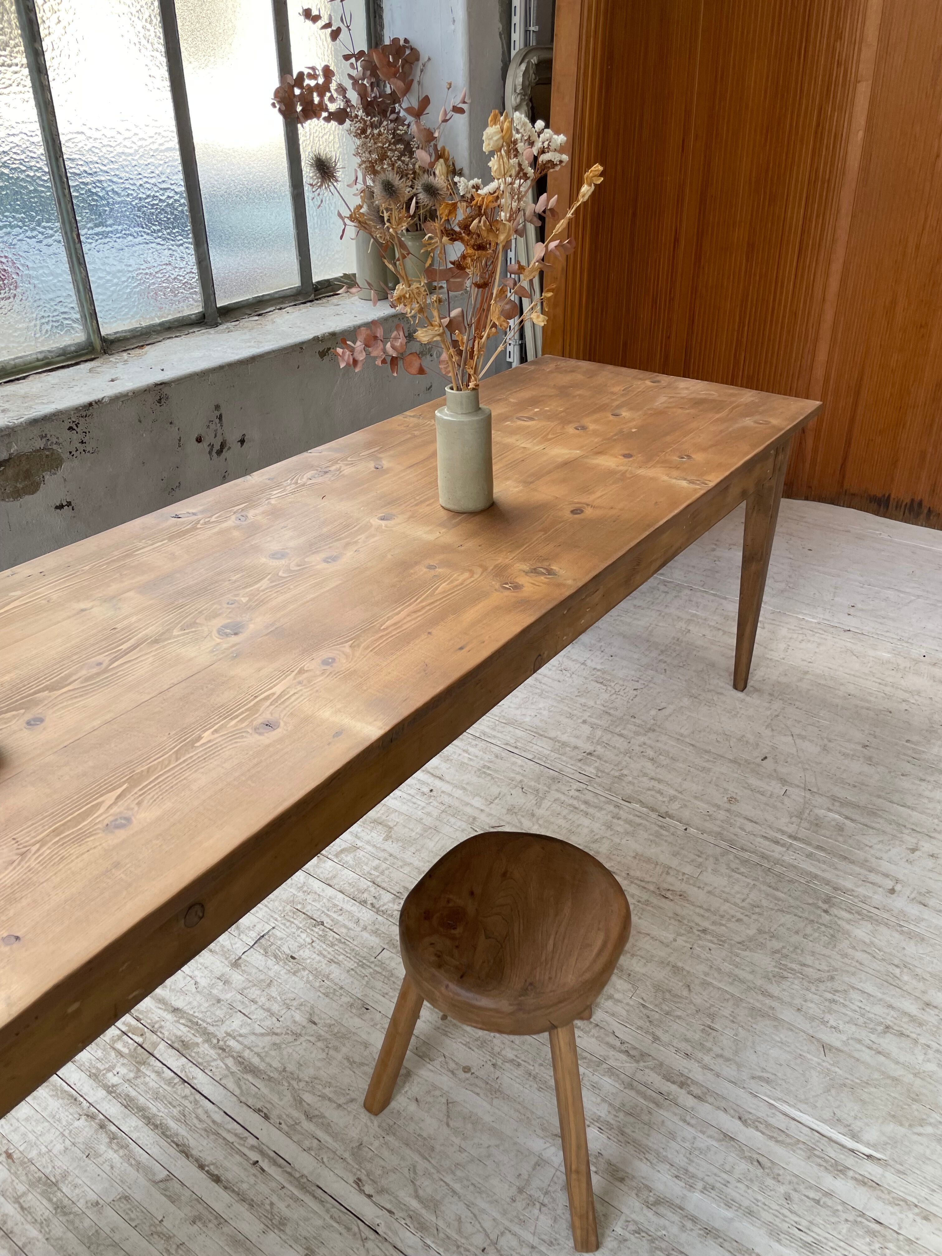 Xxl pine farmhouse table 338cm