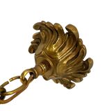 Set of 2 bronze chandeliers with tassels (crystal)