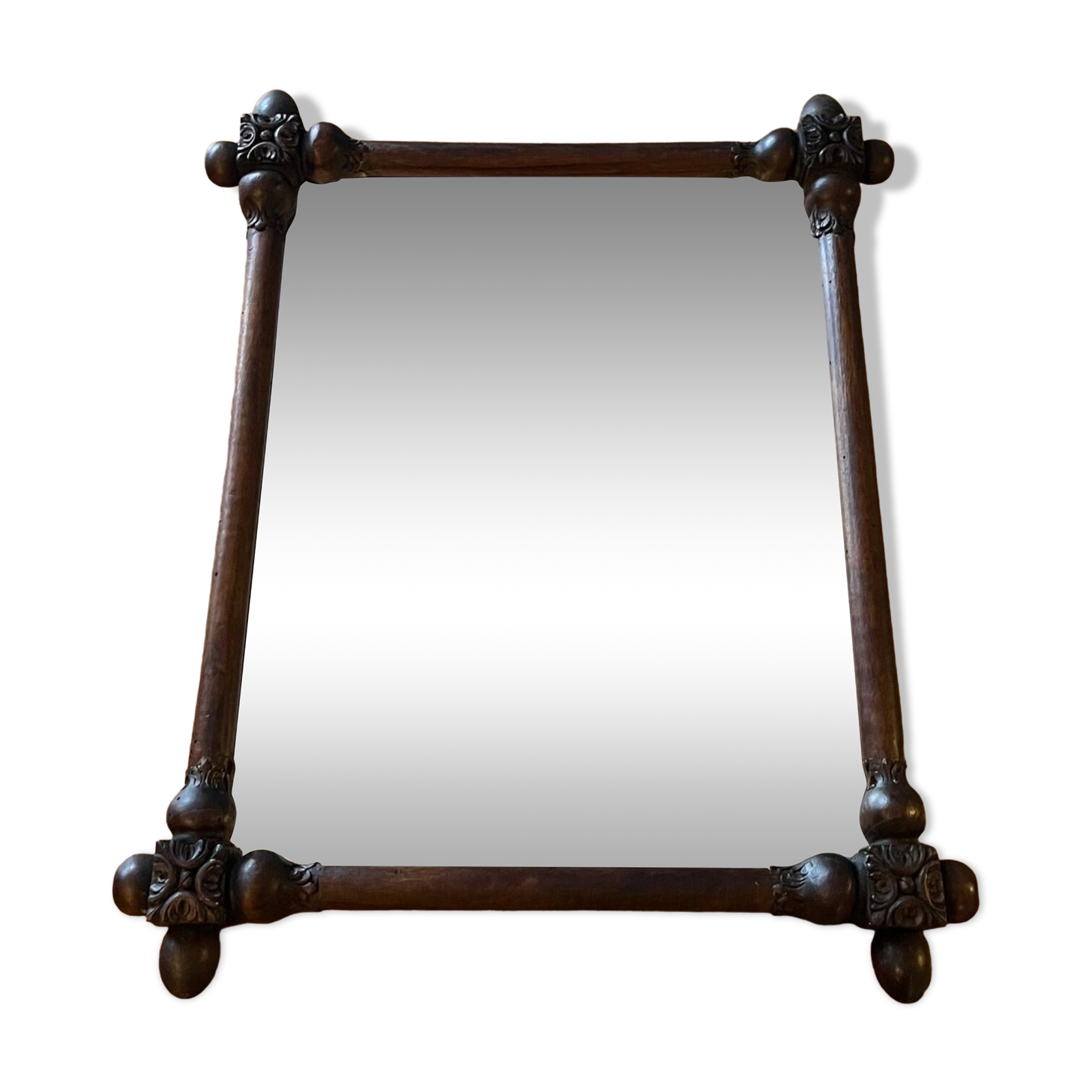 Wooden mirror from the 40s/50s